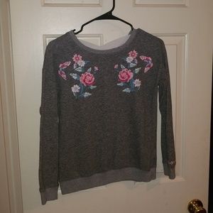 Embroidered Abercrombie hoodie